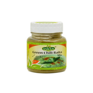 Green chili raita mix